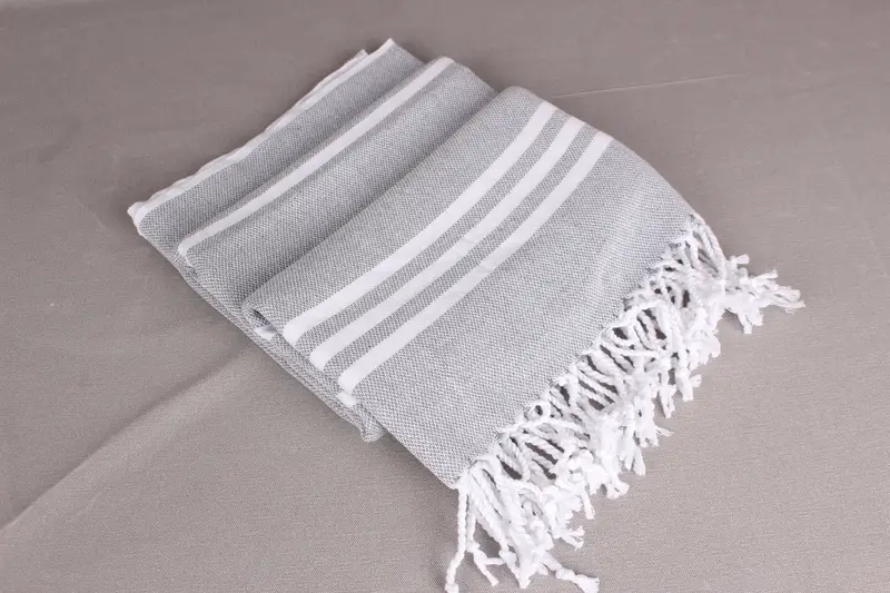 Bridal Shower Favors, Turkish Towel Personalized, Housewarming Gift, 70x40 Cotton Striped Towel, Monogrammed Beach Towel, Wedding Shower Gift - 7