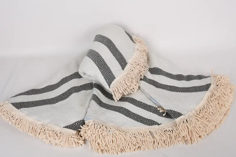 Luxury Turkish peshtemal beach towel, Bathroom Towel, Monogrammed Beach Towel, 64x64 Cotton Round Diamond Towel, Travel towel, Gifts For Him - 8