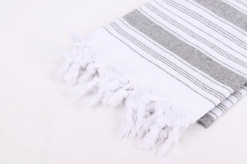 68x32 Cotton Striped Towel, Best Beach Towel, Organic towel, Custom Towel Beach, Best Friend Gift, Wedding Shower Gift, Family Gift Basket - 7