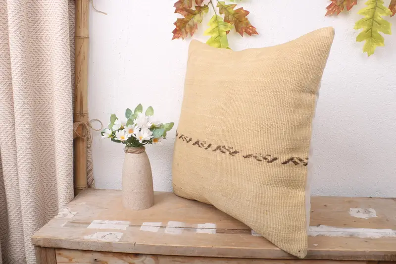 Meditation Cushion, Customized Pillow Case, 16x16 Green Cushion, Home Decor Pillow, Cushion Cover, Throw Kilim Pillow, Boho Pillow Sham Cover - 4