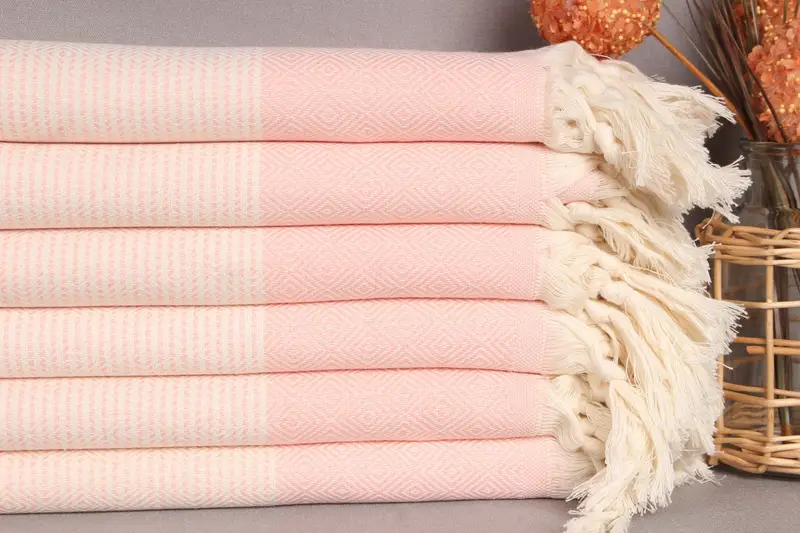 Custom Wedding Gift From Bridesmaid, Beach Towel Gift, 70x36 Cotton Diamond Towel, Decorative Towel, Bridesmaid Gifts, Family Gift, Luxury towel - 2