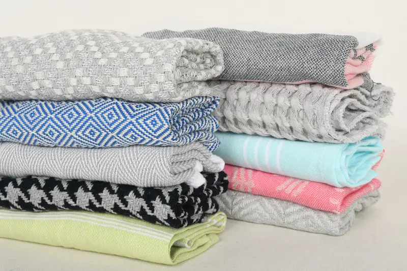 Gym Towel, 20x18 Cotton Set of 10 Towel, Turkish Towel Monogram, Wedding Favors, Wedding Gift, Memorial Gift, Organic Tea Towel, Bathroom Towels - 2
