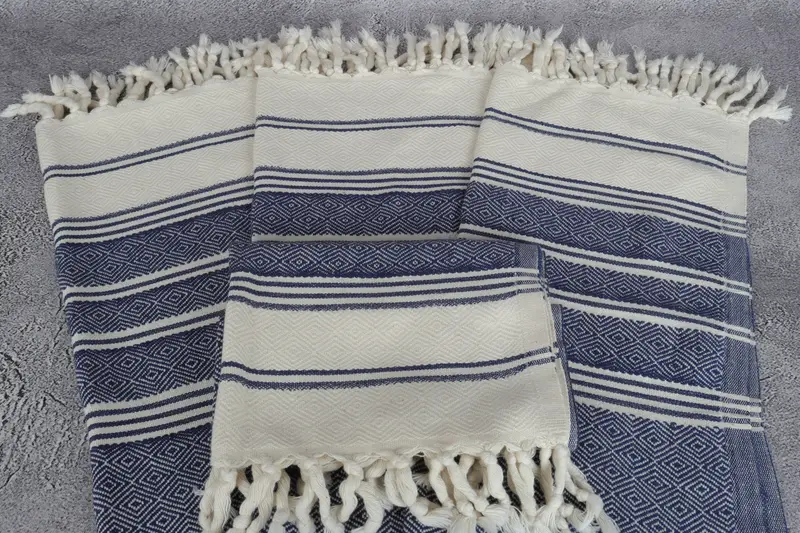 Custom Name Towel, Monogrammed Hand Towel, 40x18 Cotton Diamond Towel, Unique Gift, Monogram Hand Towel, Turkish Tea Towel, Monogram Towels - 4