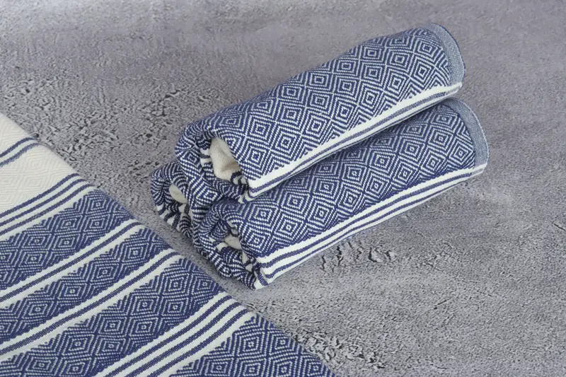 Custom Name Towel, Monogrammed Hand Towel, 40x18 Cotton Diamond Towel, Unique Gift, Monogram Hand Towel, Turkish Tea Towel, Monogram Towels - 8
