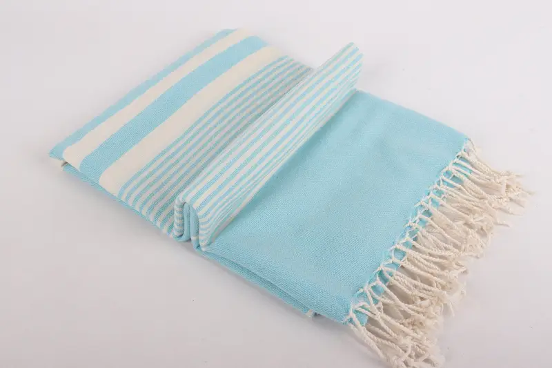 Beach Size Towel, Turkish hand towel, Cute Beach Towel, Home Decor Gifts, Bridal Shower Gift, 70x40 Cotton Striped Towel, Valentines Gift - 6