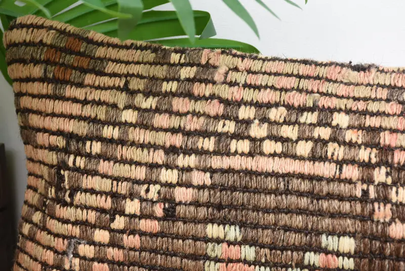 Turkish Kilim Pillow, Pillow Case, Turkish Pillow, Kilim Pillow Cover, Boho Throw Pillow Sham, Outdoor Bolster Cushion Case, 8x36 Pink Pillow - 2