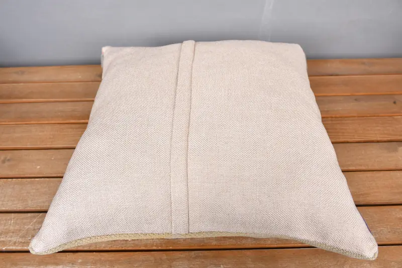 16x16 Pink Pillow Cover, Pillow Sham, Turkish Pillow, Home Decor Pillow, Toss Pillow Sham, Armchair Pillow Case, Boho Pillow Sham Cover - 5