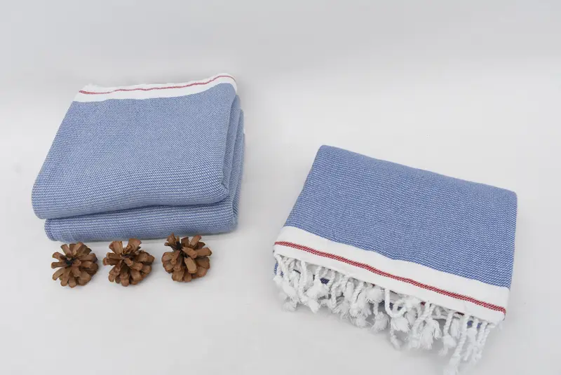 Luxury towel, Guest Towel, 64x40 Cotton Striped Towel, Sand-resistant towel, Quick-drying cotton Turkish beach towel, Gift For Coworker, Bath towel - 7