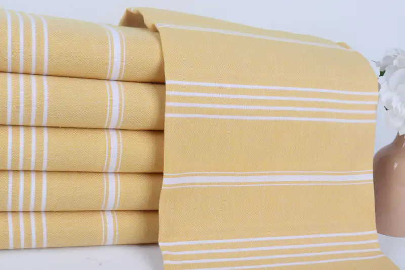 Peshtemal Towel, Housewarming Gift, Fouta towel, 70x40 Cotton Striped Towel, Eco-friendly Turkish peshtemal towel, Bachelorette Favor, Wedding Gift - 3