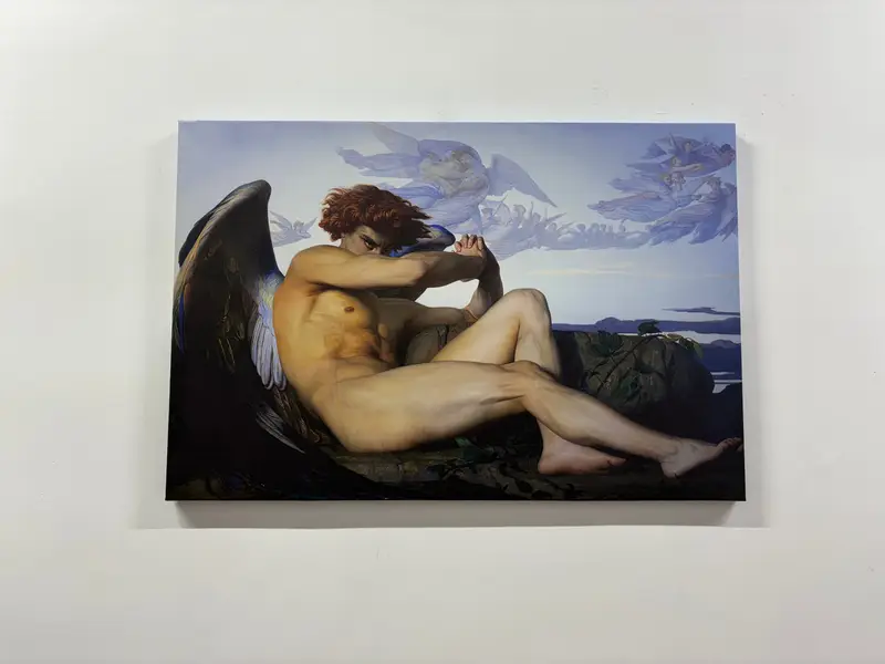 Fallen Angel、Alexandre Cabanel、Classic Fine Art、Original Print、Large Wall Art、Nuked Man Wall Art、Reproduction Wall Art、Vintage Art、 - 1