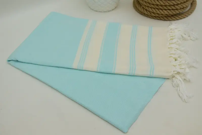 Bachelor Gift, Peshtemal Towel, Best Friend Gift, 76x40 Cotton Striped Towel, Handwoven organic Turkish towel for spa, Monogram Turkish Towel - 3