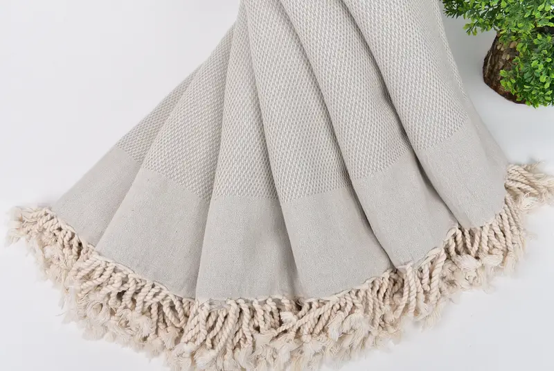 Guest Towel, Turkish bath towel, 70x40 Cotton Geometric Towel, Bath towel, Quick-Dry Beach Towel, Wedding Gift For Bride, Wedding Hand Made Gift - 4