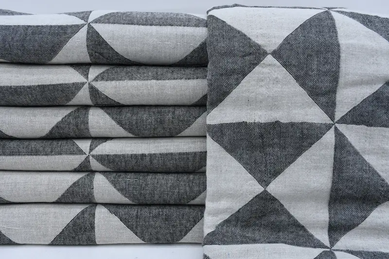Absorbent towel, House Warming Gift, 70x40 Cotton Geometric Towel, Gym Towel, Custom Wedding Gifts, Personalized Turkish Towel, Beach Size Towel - 2