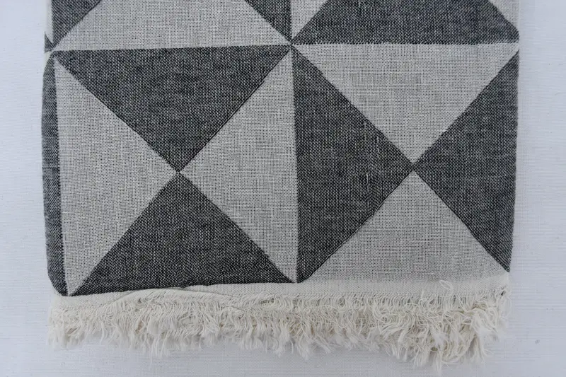 Absorbent towel, House Warming Gift, 70x40 Cotton Geometric Towel, Gym Towel, Custom Wedding Gifts, Personalized Turkish Towel, Beach Size Towel - 5