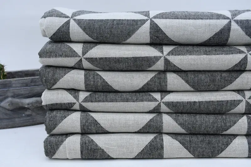 Absorbent towel, House Warming Gift, 70x40 Cotton Geometric Towel, Gym Towel, Custom Wedding Gifts, Personalized Turkish Towel, Beach Size Towel - 3