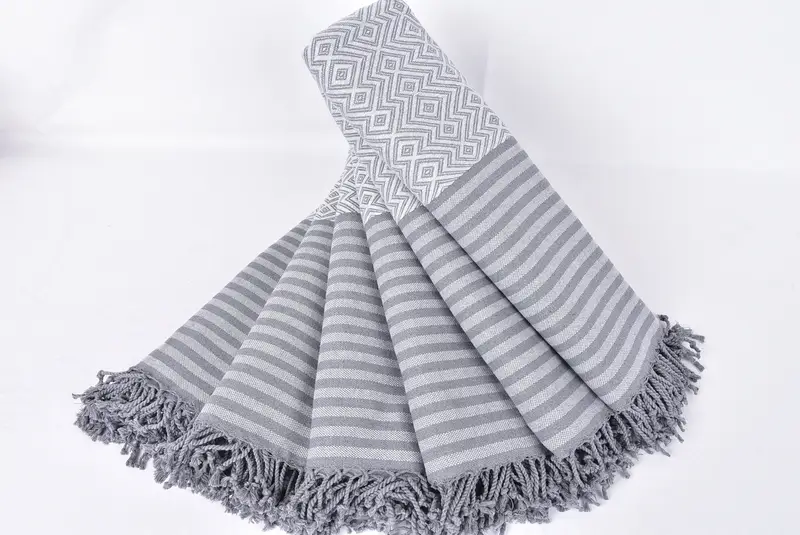 70x40 Cotton Diamond Towel, Custom Wedding Gifts, Unique Turkish towel with custom embroidery USA, Wedding For Favor, Travel towel, Custom Towel - 4