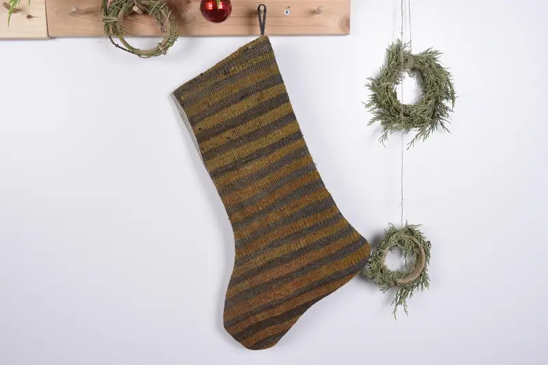 Kişiye Özel Noel Süsleri Desen Çorabı, Güneybatı Noel Çorabı