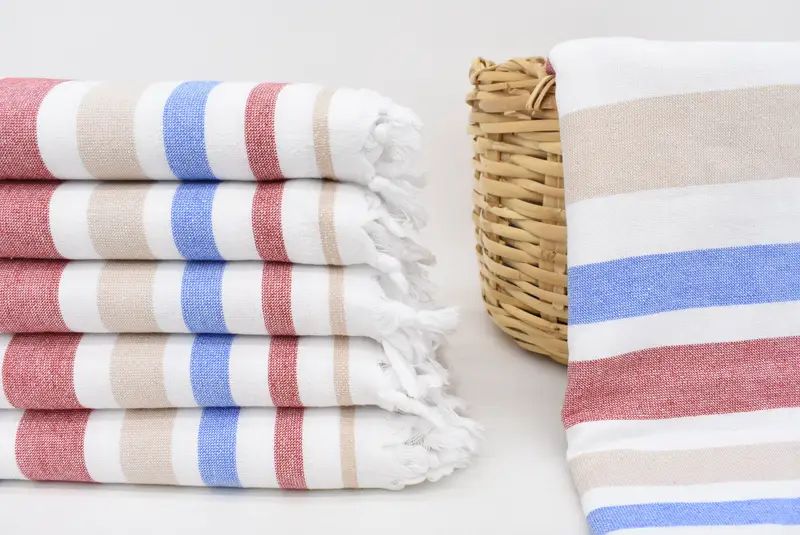 Turkish Towel Beach, Gift For Her, 68x36 Cotton Striped Terry Towel, Girls Weekend Getaways Gifts, Absorbent Turkish towel, Welcome Wedding Gift