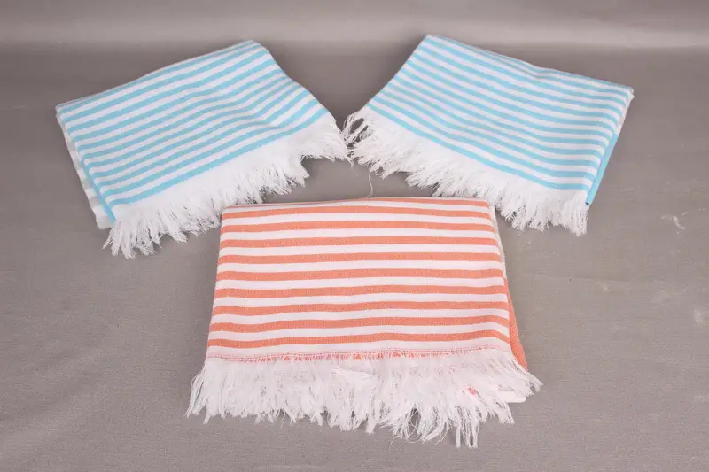 Bridesmaid Gift, Personalized Turkish Towel, 70x40 Cotton Striped Towel, Antibacterial Turkish peshtemal towel, Valentines Gift, Personalized Towel - 4