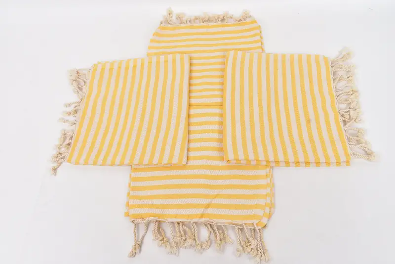 Onun için Sevgililer Günü Hediyesi, Türk Çay Havlusu, Monogram Mutfak Havlu, Türk El Havlusu, 40x18 Pamuklu Çizgili Havlu, Gelin İçin Düğün Günü Hediyesi - 6
