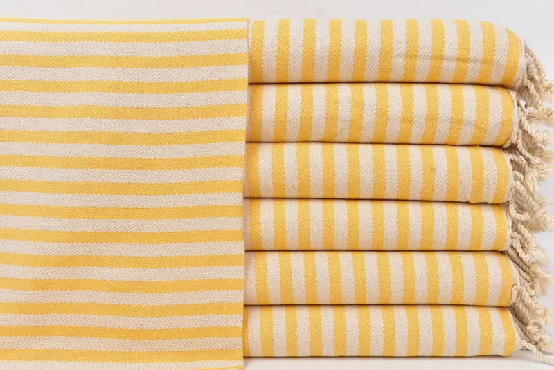 Onun için Sevgililer Günü Hediyesi, Türk Çay Havlusu, Monogram Mutfak Havlu, Türk El Havlusu, 40x18 Pamuklu Çizgili Havlu, Gelin İçin Düğün Günü Hediyesi - 1