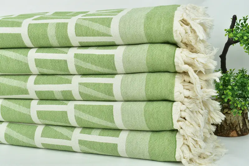 Sand-resistant towel, Custom Beach Towel, 70x34 Cotton Patterned Towel, Personalized Gift For Him, Turkish hand towel, Luxury Turkish Bath Towel - 4