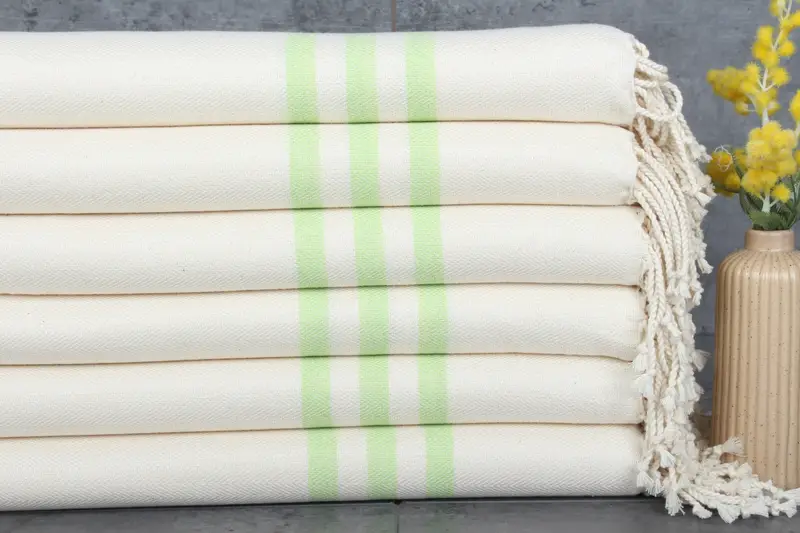 Bridal Shower Pistachio Green Cotton Throw Blanket, 40x71 Inches