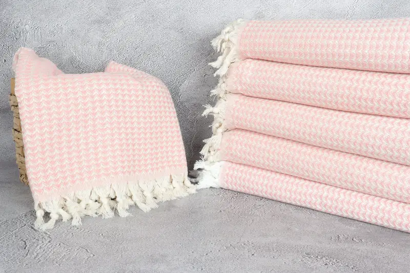Bachelorette Party Gifts, Turkish Cotton Blanket, Boho Throw Blankets, Decorative Blanket, 88x76 Cotton Triangle Design Towel, Custom Blanket - 3