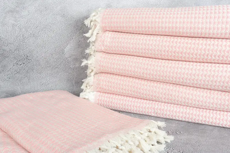 Bachelorette Party Gifts, Turkish Cotton Blanket, Boho Throw Blankets, Decorative Blanket, 88x76 Cotton Triangle Design Towel, Custom Blanket - 2