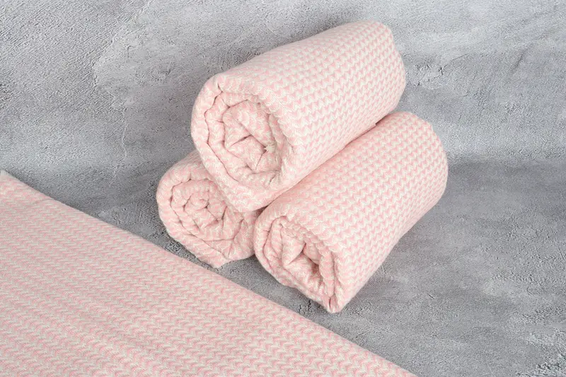 Bachelorette Party Gifts, Turkish Cotton Blanket, Boho Throw Blankets, Decorative Blanket, 88x76 Cotton Triangle Design Towel, Custom Blanket - 8