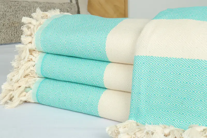 Gift For Him, 92x80 Cotton Diamond Towel, Custom Blanket, Decorative Blanket, Wedding Hand Made Gift, Bachelorette Party Items, Personalized Gifts - 2