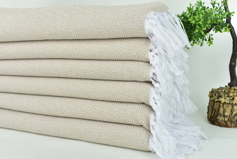 Personalized Hand Towel, Wedding Favors, Turkish Tea Towel, Custom Tea Towel, Wedding Gift Kitchen Towel, 40x18 Cotton Diamond Towel, Summer Gift - 3
