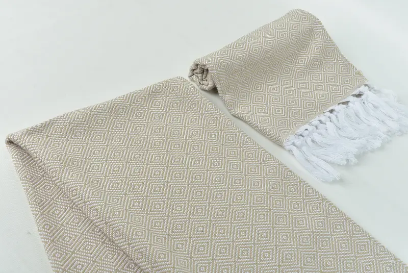 Personalized Hand Towel, Wedding Favors, Turkish Tea Towel, Custom Tea Towel, Wedding Gift Kitchen Towel, 40x18 Cotton Diamond Towel, Summer Gift - 7