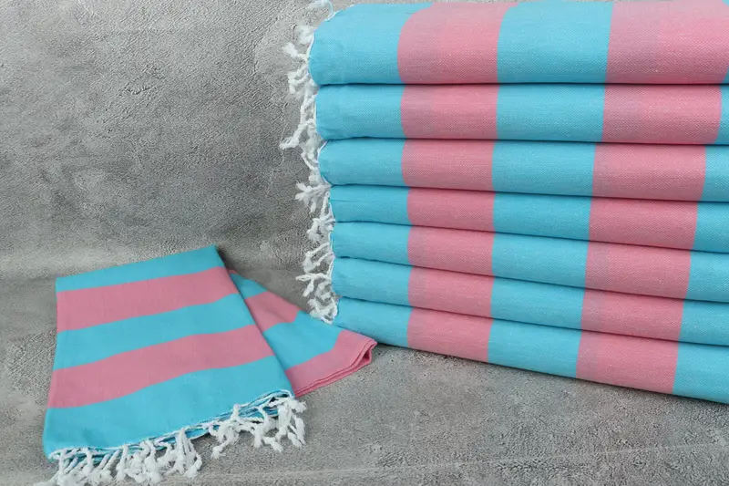 Bath towel, 70x40 Cotton Striped Towel, Unique Gift, Bridemaids Beach Towel, Beach towel, Turkish hand towel, Turkish Beach Towel Personalized - 2