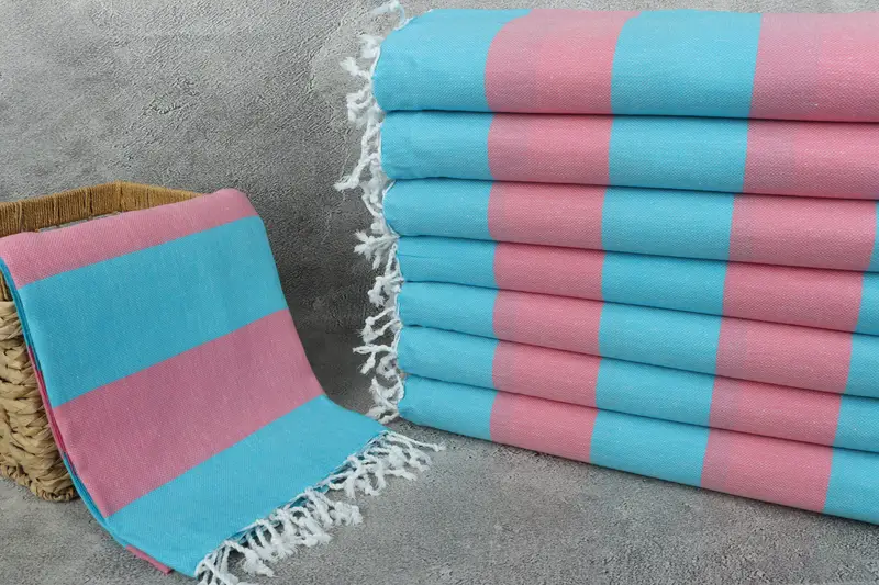Bath towel, 70x40 Cotton Striped Towel, Unique Gift, Bridemaids Beach Towel, Beach towel, Turkish hand towel, Turkish Beach Towel Personalized - 3