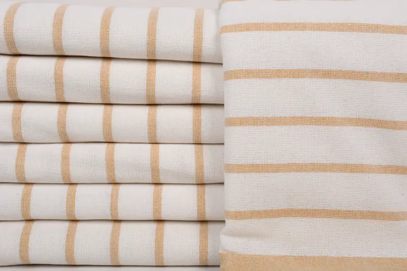 Quick-Dry Beach Towel, Personalized Wedding Gift, 68x39 Cotton Striped Towel, Spa Gift, Lightweight towel, Beach Theme Bachelorette Party Gifts - 1