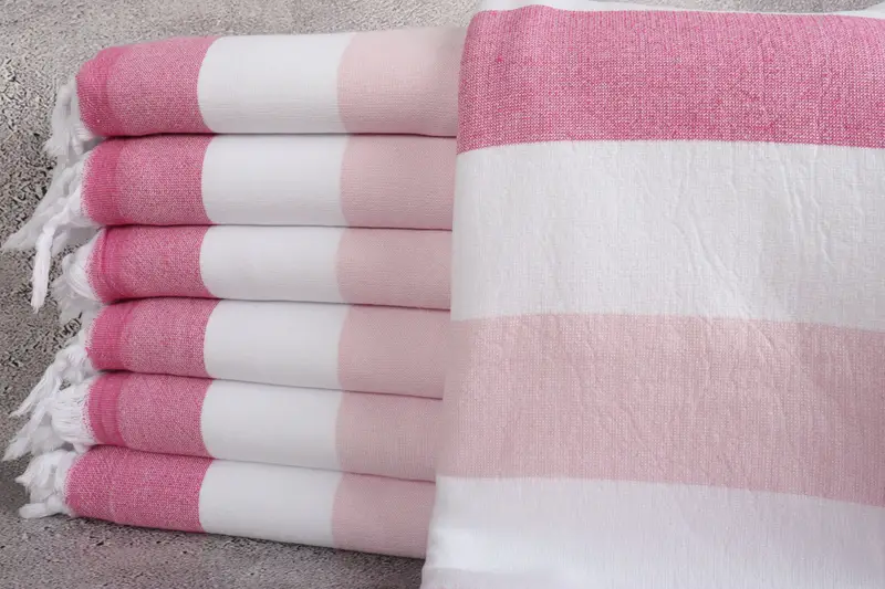 Turkish Towel Beach, Lightweight towel, Beach Wedding Favor, Custom Turkish Towel, Custom Gift, 64x36 Cotton Striped Terry Towel, Birthday Gift - 1