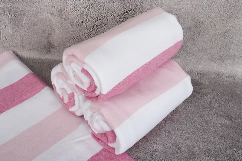 Turkish Towel Beach, Lightweight towel, Beach Wedding Favor, Custom Turkish Towel, Custom Gift, 64x36 Cotton Striped Terry Towel, Birthday Gift - 7