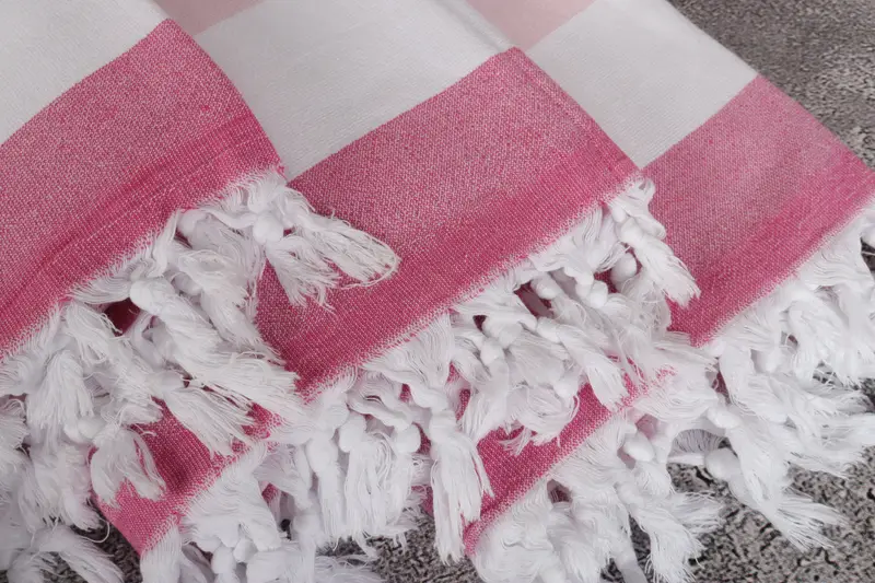 Turkish Towel Beach, Lightweight towel, Beach Wedding Favor, Custom Turkish Towel, Custom Gift, 64x36 Cotton Striped Terry Towel, Birthday Gift - 5