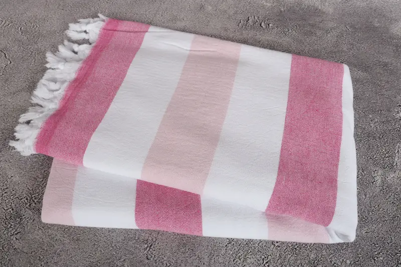 Turkish Towel Beach, Lightweight towel, Beach Wedding Favor, Custom Turkish Towel, Custom Gift, 64x36 Cotton Striped Terry Towel, Birthday Gift - 6