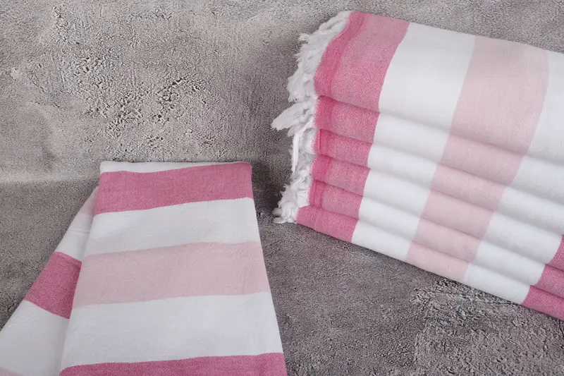 Turkish Towel Beach, Lightweight towel, Beach Wedding Favor, Custom Turkish Towel, Custom Gift, 64x36 Cotton Striped Terry Towel, Birthday Gift - 2