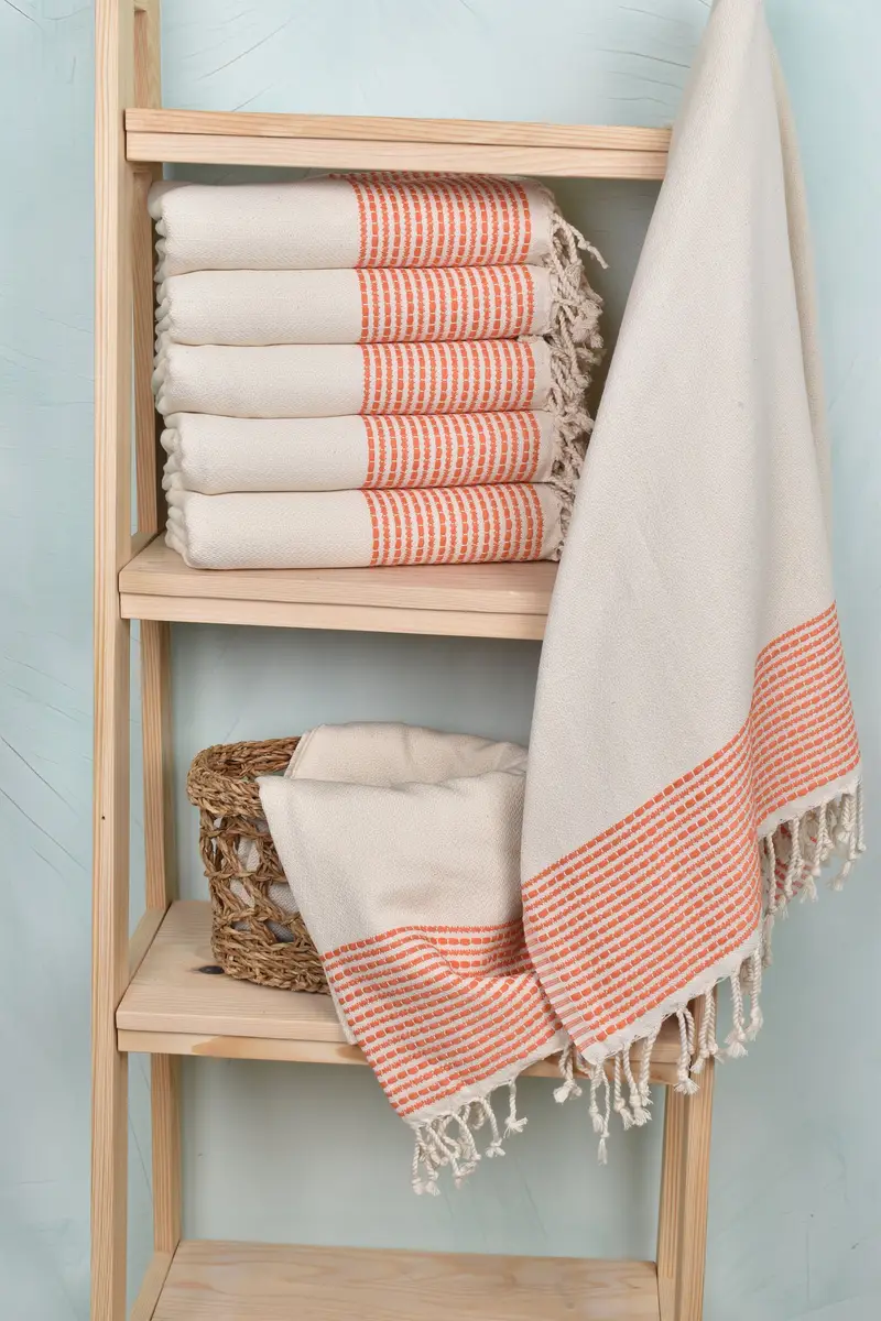 Bachelor Party Gifts, Custom Bath Towel, Wedding Favors, Bachelorette Party Decorations, Turkish towel, 70x36 Cotton Striped Towel, Beach Size Towel - 3