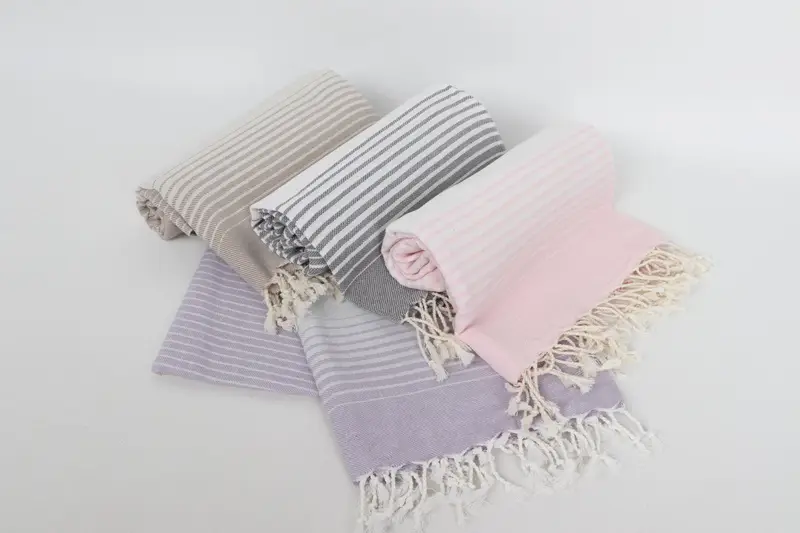 Sand-free towel, Gift For Her, Maid Of Honor Gift, Quick-drying cotton Turkish beach towel, Best Friend Wedding Gift, Bachelorette Party Favors - 5
