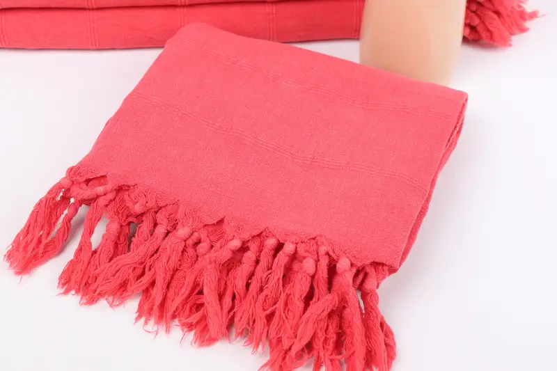 Turkish bath towel, Gifts For Him, Beach Size Towel, 68x36 Cotton Stonewashed Towel, Home Decor Gifts, Christmas Favors, Embroidered Turkish Towel - 5