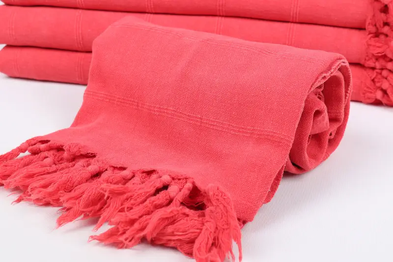 Turkish bath towel, Gifts For Him, Beach Size Towel, 68x36 Cotton Stonewashed Towel, Home Decor Gifts, Christmas Favors, Embroidered Turkish Towel - 4