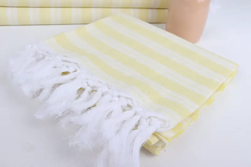 Monogram Beach Towel, Gift For Best Friend, Peshtemal Towel USA, 70x40 Cotton Striped Towel, Bath towel, Bachelor Bachelorette Party Favors - 5
