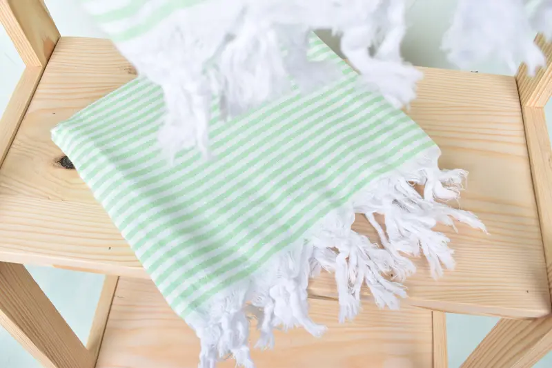 Travel Towel, 68x36 Cotton Striped Towel, Home Decor Gifts, Personalized Bridesmaid Gift, Bridal Shower Gift, Holiday Towel, Gift Boxes Towel - 5