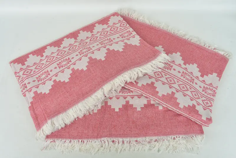Halloween Blanket, Bridesmaid Proposal Gift, Woven Blanket, Turkish Beach Blanket, 86x56 Cotton Kilim Towel, Tablecloth, Bachelorette Party Favors - 7