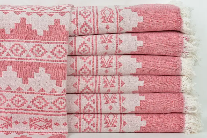 Halloween Blanket, Bridesmaid Proposal Gift, Woven Blanket, Turkish Beach Blanket, 86x56 Cotton Kilim Towel, Tablecloth, Bachelorette Party Favors - 2