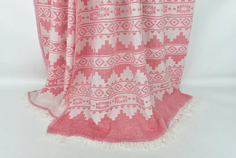 Halloween Blanket, Bridesmaid Proposal Gift, Woven Blanket, Turkish Beach Blanket, 86x56 Cotton Kilim Towel, Tablecloth, Bachelorette Party Favors - 8